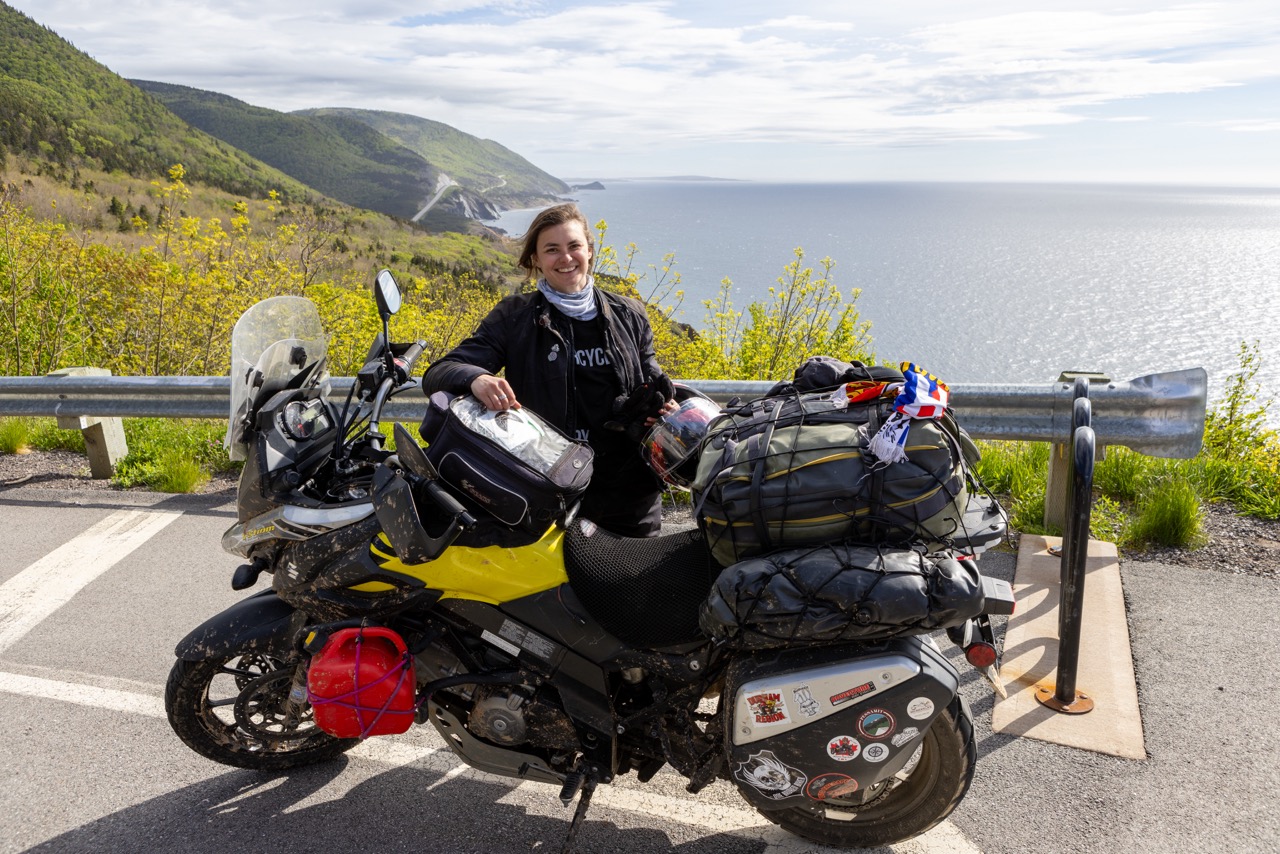 Julia Chenu explores Cape Breton on a bike